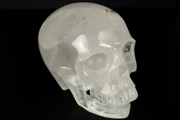 Realistic, Polished Quartz Crystal Skull #199593